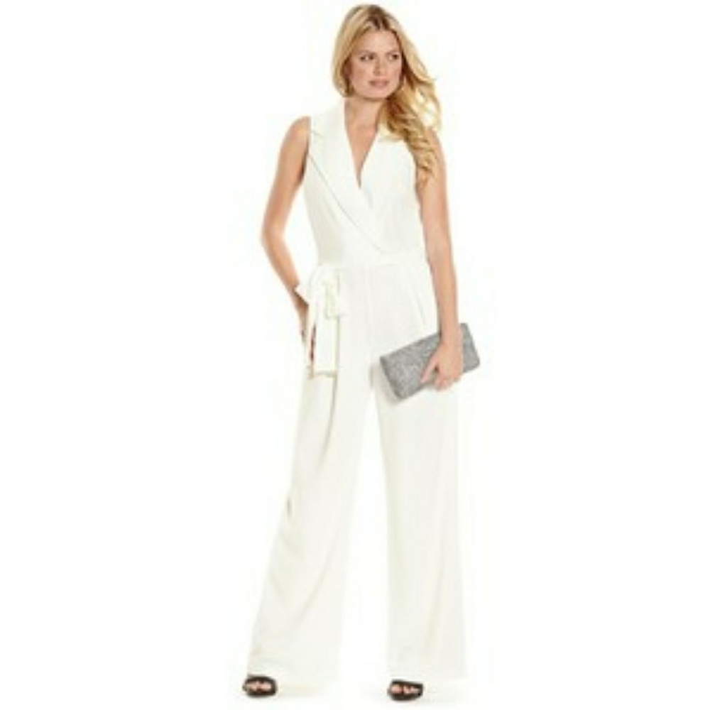 Marciano White Tux Jumpsuit